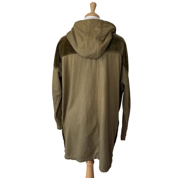 NICHOLAS K Cheyenne Sweatshirt Jacket in Spruce Green Size XS - Picture 2 of 15